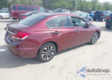 2015 Honda Civic Ex z USA, uszkodzony, nr VIN 2HGFB2F84FH529423